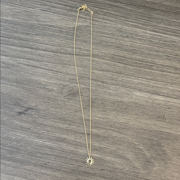 Anthropologie Gold Sun Necklace New Without Tags - Picture 4 of 4
